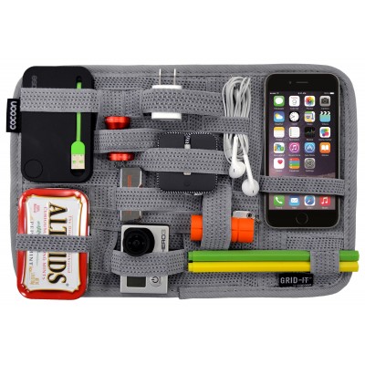 Cocoon Innovations GRID-IT Organizer – 9.5" X 15", Black, Elastic Grid System For Cables, Gadgets & More